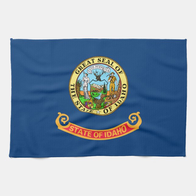 Idaho State Flag Handtuch (Horizontal)