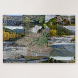 Idaho State Photo Collage 13 Picture Jigsaw Puzzle