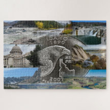 Idaho State Photo Collage 9 Pictures Jigsaw Puzzle