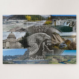 Idaho State Photo Collage 9 Pictures Jigsaw Puzzle