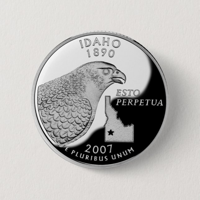 Idaho State Quarter Button (Vorderseite)