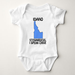 Idaho - Stewardess, ich spreche Chive Baby Strampler