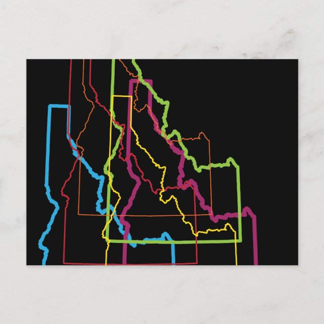 Idaho Stolz Postkarte (Vorderseite)