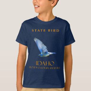 Idaho Territory Bird Der Bluebird T-Shirt