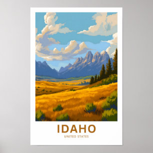 Idaho United Staaten Travel Print Poster
