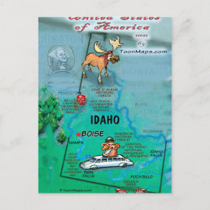 Idaho USA Karte