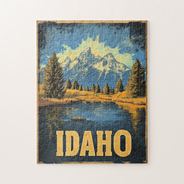Idaho Vintage Reiseplakat (Vertikal)