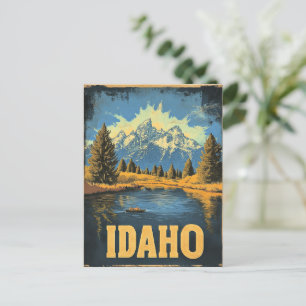 Idaho Vintage Reiseplakat Postkarte