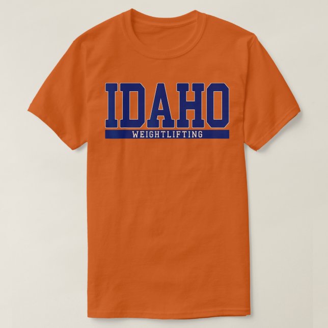 Idaho Weightlift T-Shirt (Design vorne)