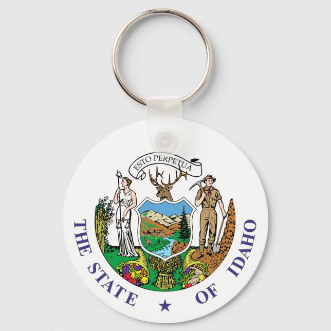 Idaho-Zeichen Schlüsselanhänger (Vorderseite)