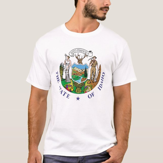 Idaho-Zeichen T-Shirt (Vorderseite)