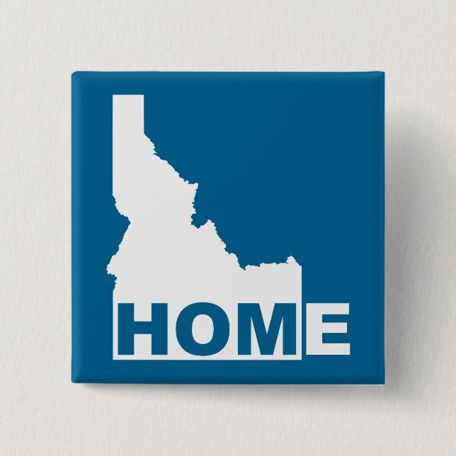 Idaho Zuhause Aus Staat Button Abzeichen Button (Vorderseite)