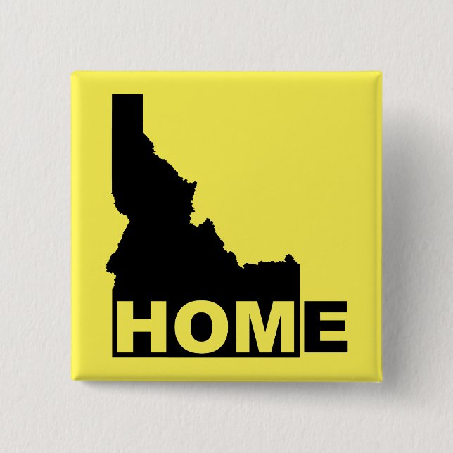 Idaho Zuhause Aus Staat Button Abzeichen Button (Vorderseite)