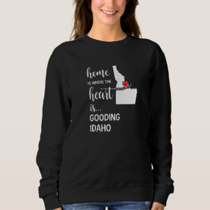 Idaho Zuhause ist der Ort, an dem das Herz den Lan Sweatshirt