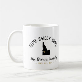 Idaho Zuhause Sweet Zuhause Family Monogram Tassen