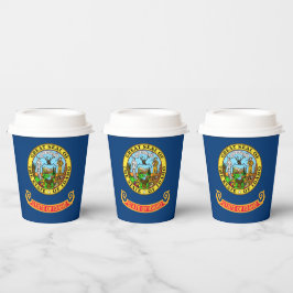 Idahoan Flag, Flag of Idaho Pappbecher