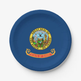 Idahoan Flag, Flag of Idaho Pappteller
