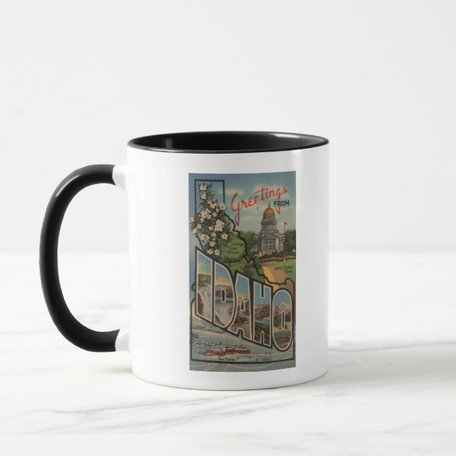 IdahoGroße BuchstabenszenenIdaho Tasse (Links)