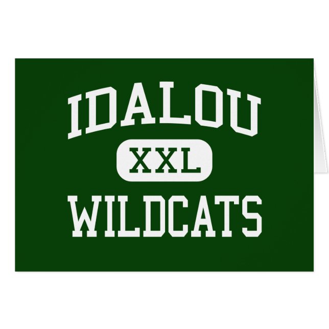 Idalou - Wildkatzen - Highschool - Idalou Texas (Vorderseite (Horizontal))