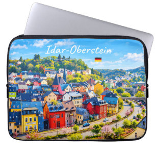 Idar-Oberstein, Deutschland - Bunte Stadt Laptopschutzhülle