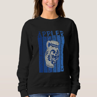 Idea Apple Wine Bembel Hessian Appeiller Sweatshirt
