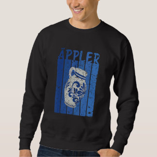Idea Apple Wine Bembel Hessian Appeiller Sweatshirt