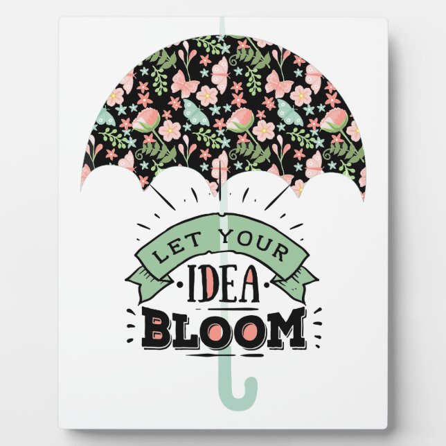 Idea Bloom Umbrella Fotoplatte (Vorderseite)