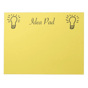 Idea Pad Yellow Notizblock