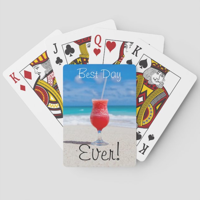 Ideal Beach Vacation Spielkarten (Rückseite)