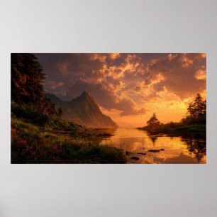 Ideal für Wanddekoration und Kunstdrucke, dieser G Poster
