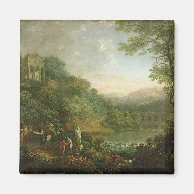 Ideal Landschaft, 1776 Magnet (Vorne)