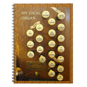 Ideal organ notebook notizblock