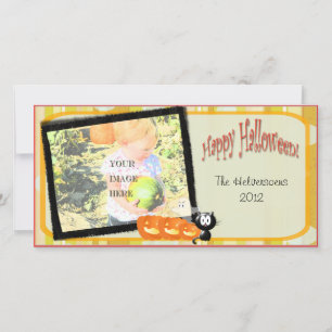 Ideal, um Ihr Halloween-Kostüm zu zeigen - Feiertagskarte