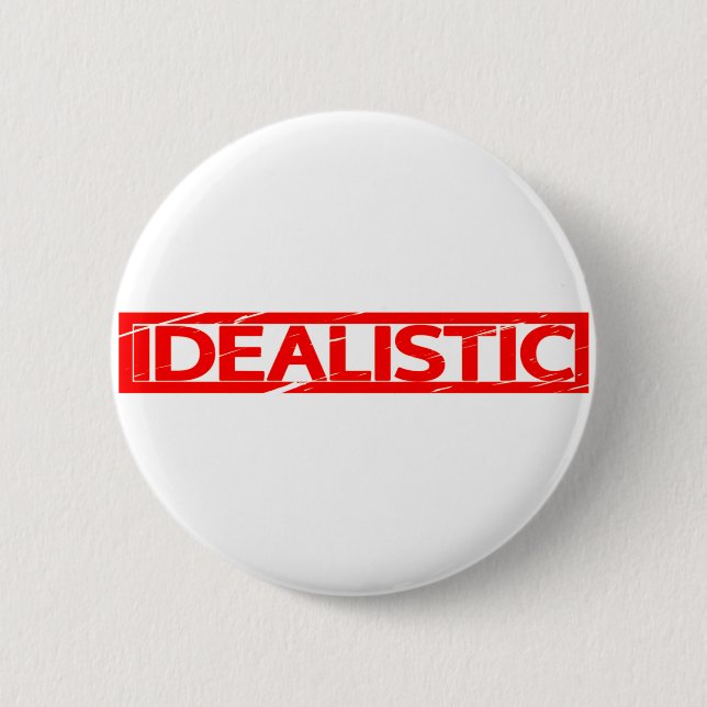 Idealistische Briefmarke Button (Vorderseite)
