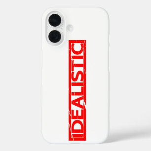 Idealistische Briefmarke iPhone 16 Hülle