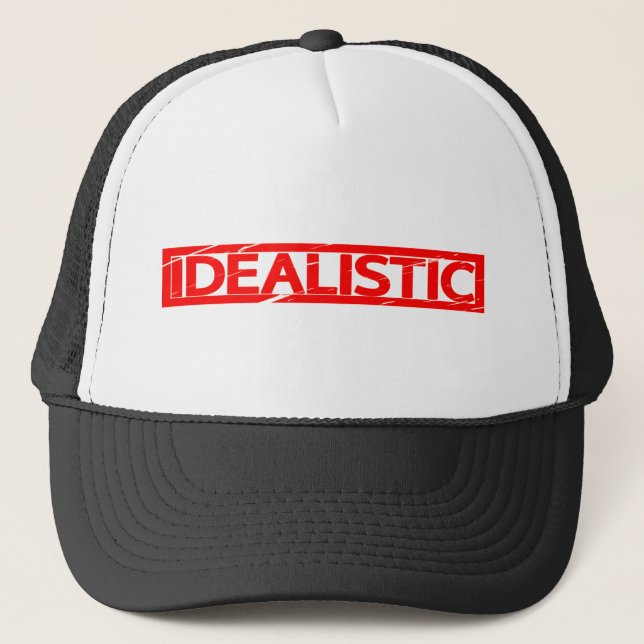 Idealistische Briefmarke Truckerkappe (Vorderseite)