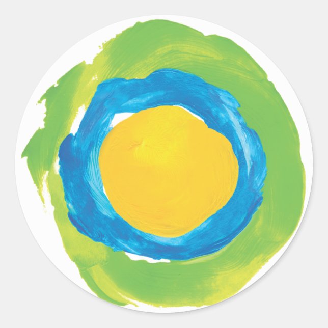 Idealsticker Runder Aufkleber (Vorderseite)