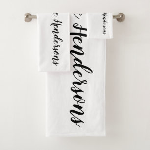 Idée cadeau de serviette de bain familiale person