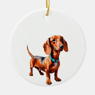Idée cadeau décoration chien saucisson dachshund