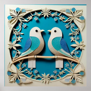 🌸 Idée cadeau : décoration murale florale Deux Oi