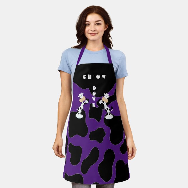 Idée cadeau du chef Chow Tout sur Imprimer Tablier (Porté)