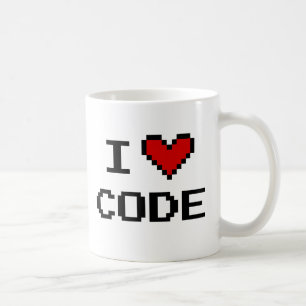 Idée cadeau pour programmeur j'aime code tasse à