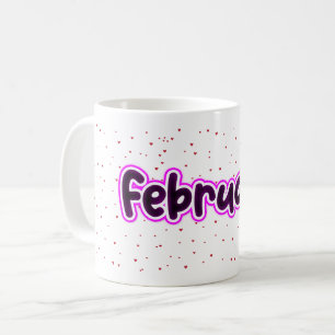 Idée Cadeau Tasse à Café Mois d'Anniversaire de Fé