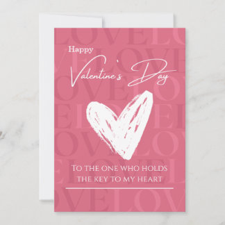 Idée de carte de Saint-Valentin romantique | Citat