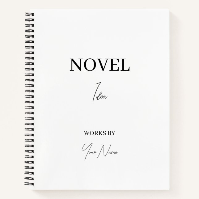 Idée originale cahier personnalisé (Devant)