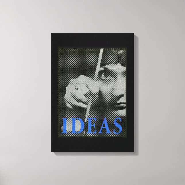 Ideen - 1981 Promo-Grafik Leinwanddruck (Vorderseite)