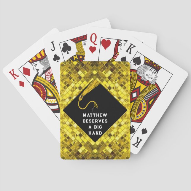 Ideen der Graduationspartei Spielkarten (Rückseite)