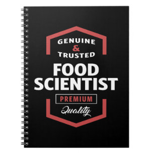 Ideen für das Logo von Food Scientist Notizblock