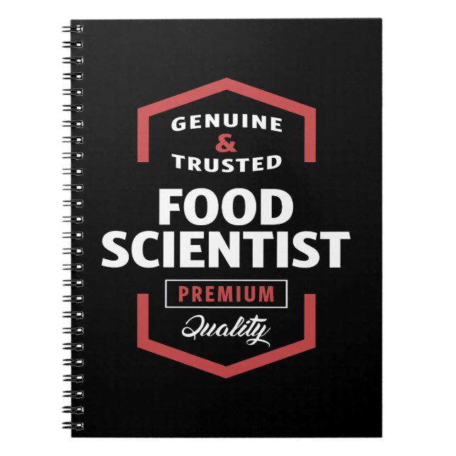 Ideen für das Logo von Food Scientist Notizblock (Vorderseite)
