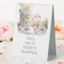 Ideen für eine Hochzeitskamera Tischaufsteller
